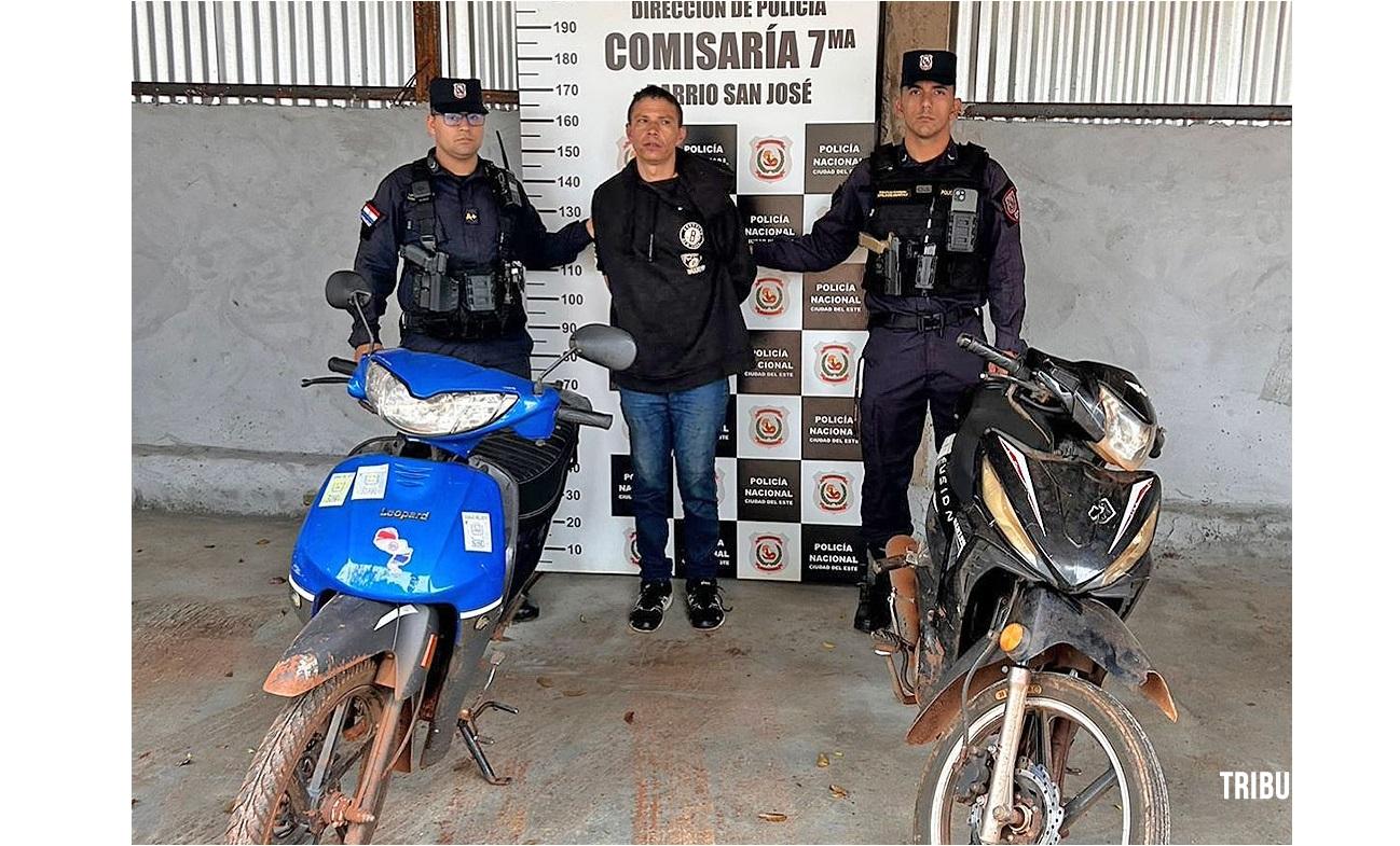 Ladrão de motocicleta "Homem-Aranha" é preso após fuga por telhados e muros em Ciudad del Este