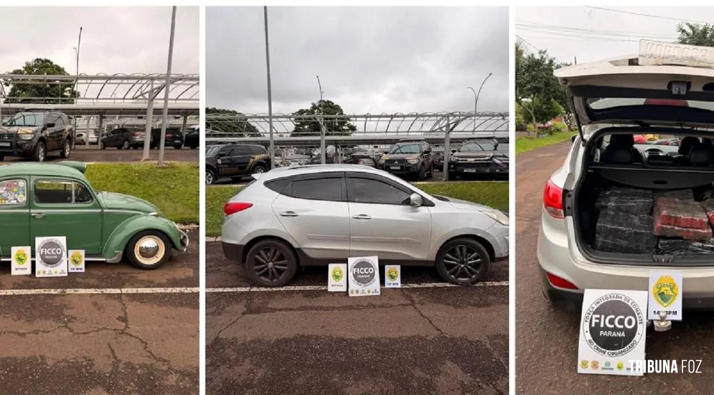 Operação integrada apreende quase 2 toneladas de maconha e arsenal em Foz do Iguaçu