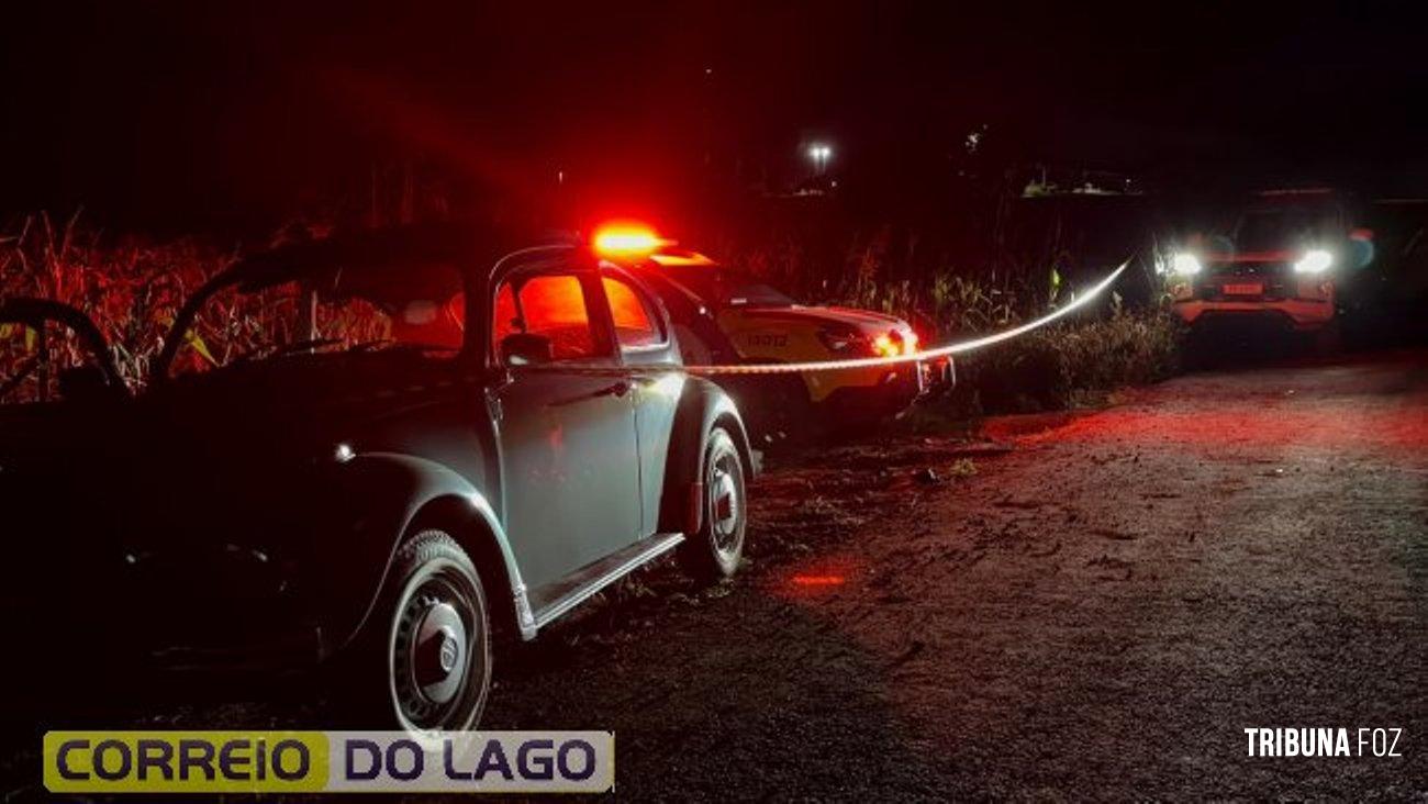 Perícia é realizada em local onde empresário foi encontrado gravemente ferido em Santa Helena