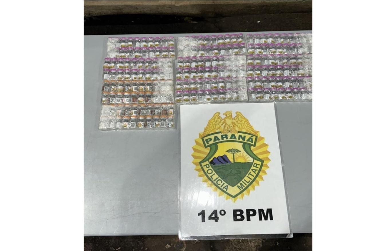 PM apreende 200 unidades de medicamentos contrabandeados na Rodoviária de Foz do Iguaçu 