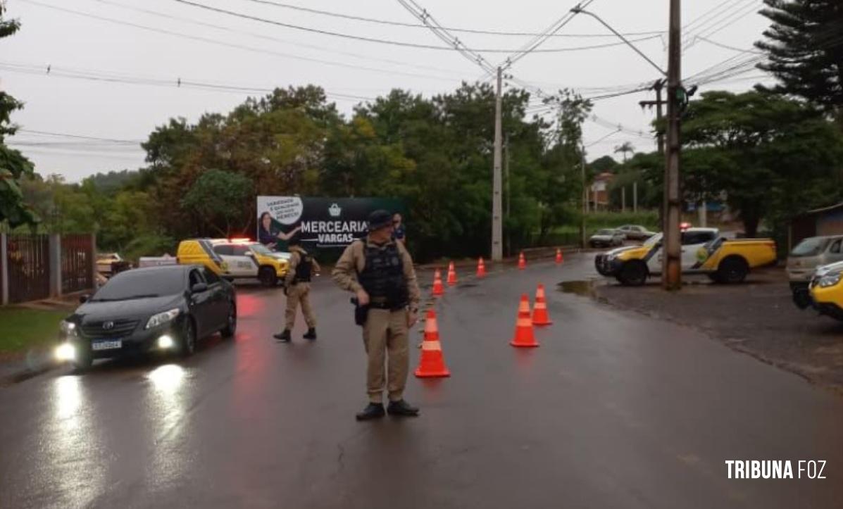 PM intensifica fiscalização de trânsito durante a Operação Força Total XXVIII em São Miguel do Iguaçu