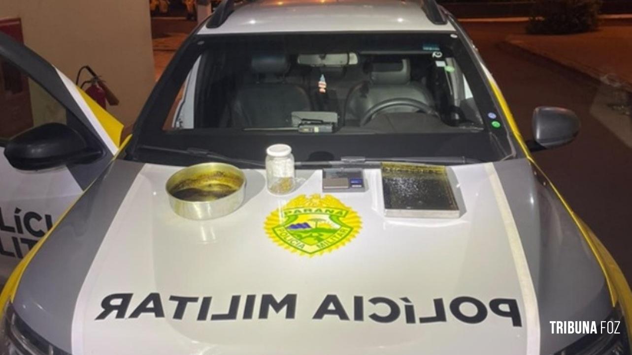 PM prende traficante de drogas e apreende produção caseira de haxixe em Foz do Iguaçu