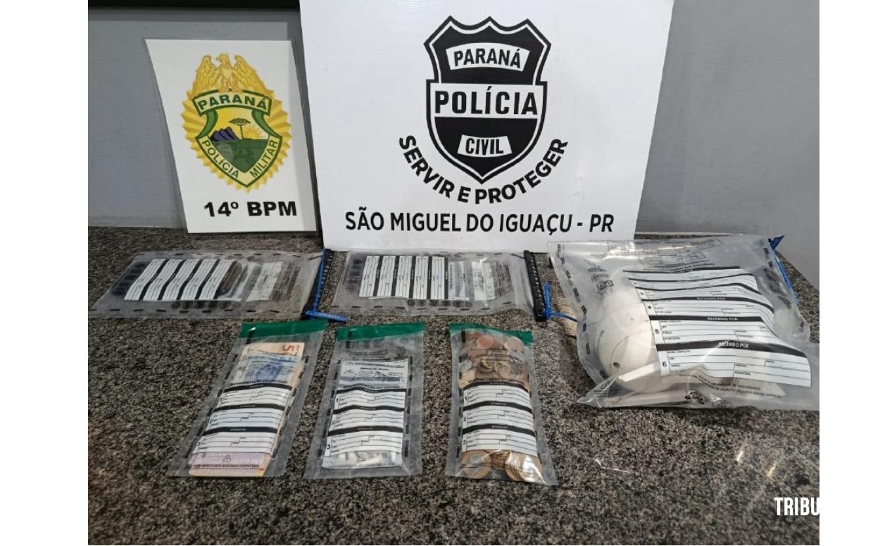 Ação conjunta da PM e PC resulta na prisão de dois suspeitos por tráfico de drogas em São Miguel do Iguaçu