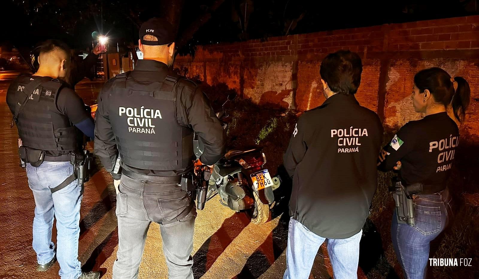 Ação rápida da Polícia Civil resulta na prisão de autor e recuperação de motocicleta furtada em menos de 24 horas em Foz do Iguaçu