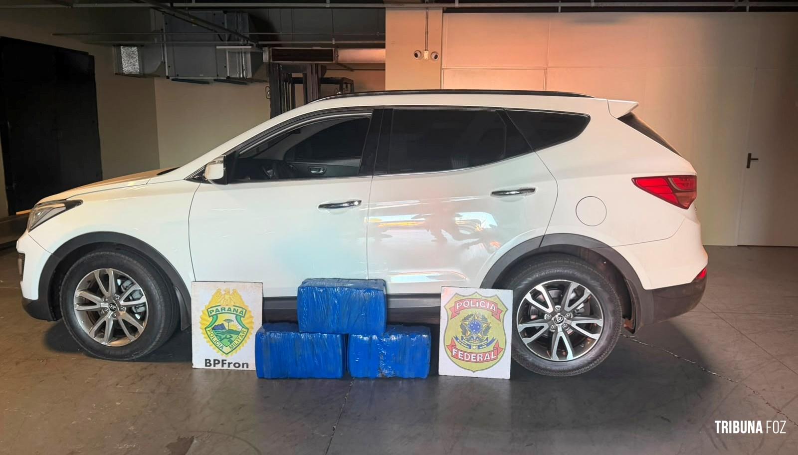 BPFRON e Polícia Federal prendem homem e apreendem 47,5 Kg maconha