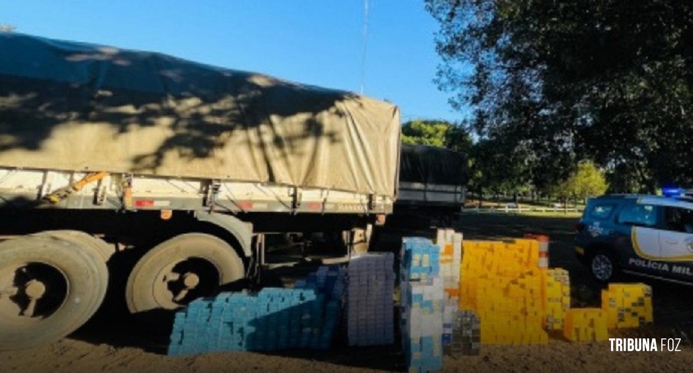 FICCO do Paraná e de São Paulo com apoio da PM/SP prendem dois homens com carga contrabandeada de medicamentos e celulares