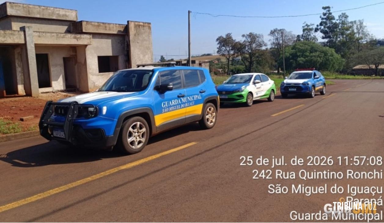 Guarda Municipal recupera veículo oficial da Prefeitura furtado em São Miguel do Iguaçu