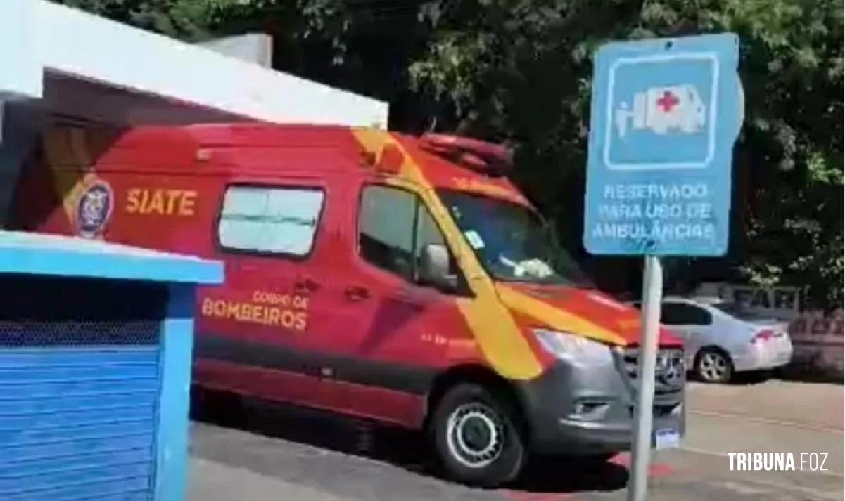 Idoso de 81 anos fica ferido em colisão entre bicicleta e carro em Marechal Cândido Rondon