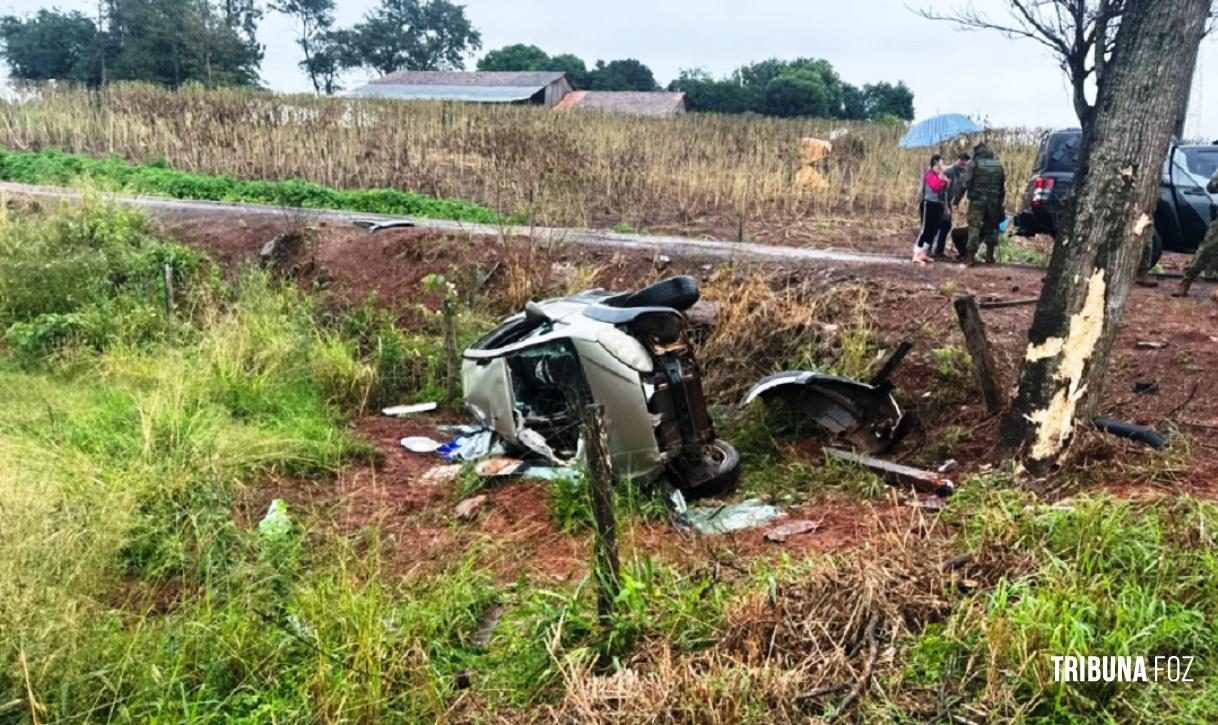 Jovem de 18 anos morre após acidente de trânsito na PR-495 em Missal