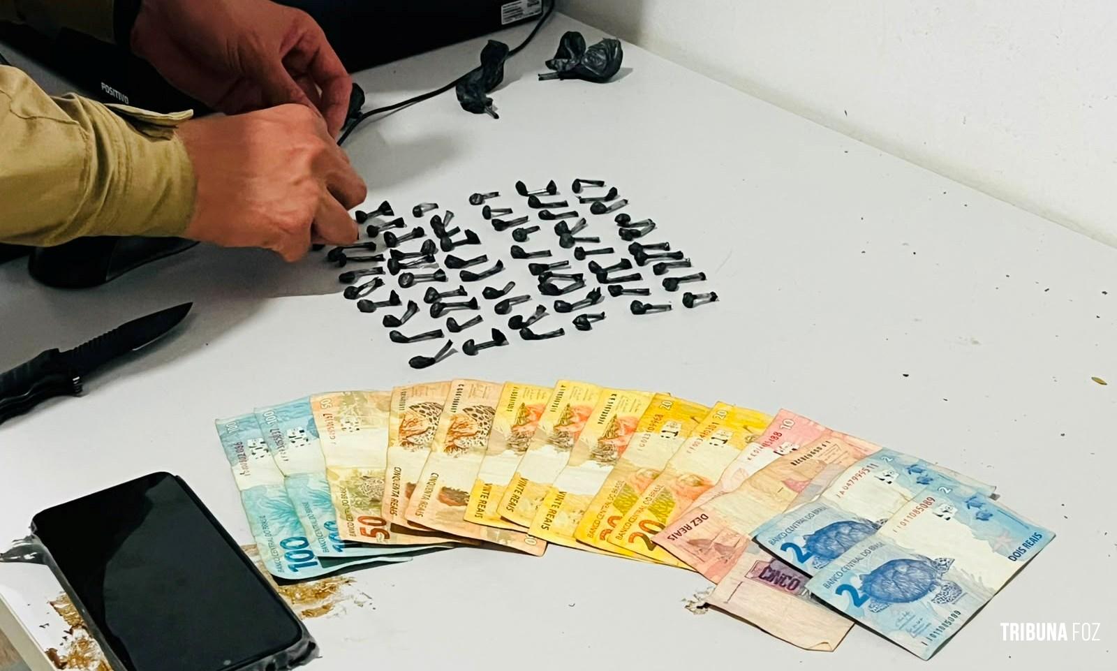 Menor é apreendido com drogas e dinheiro durante ação da PM no Bairro Parque Imperatriz
