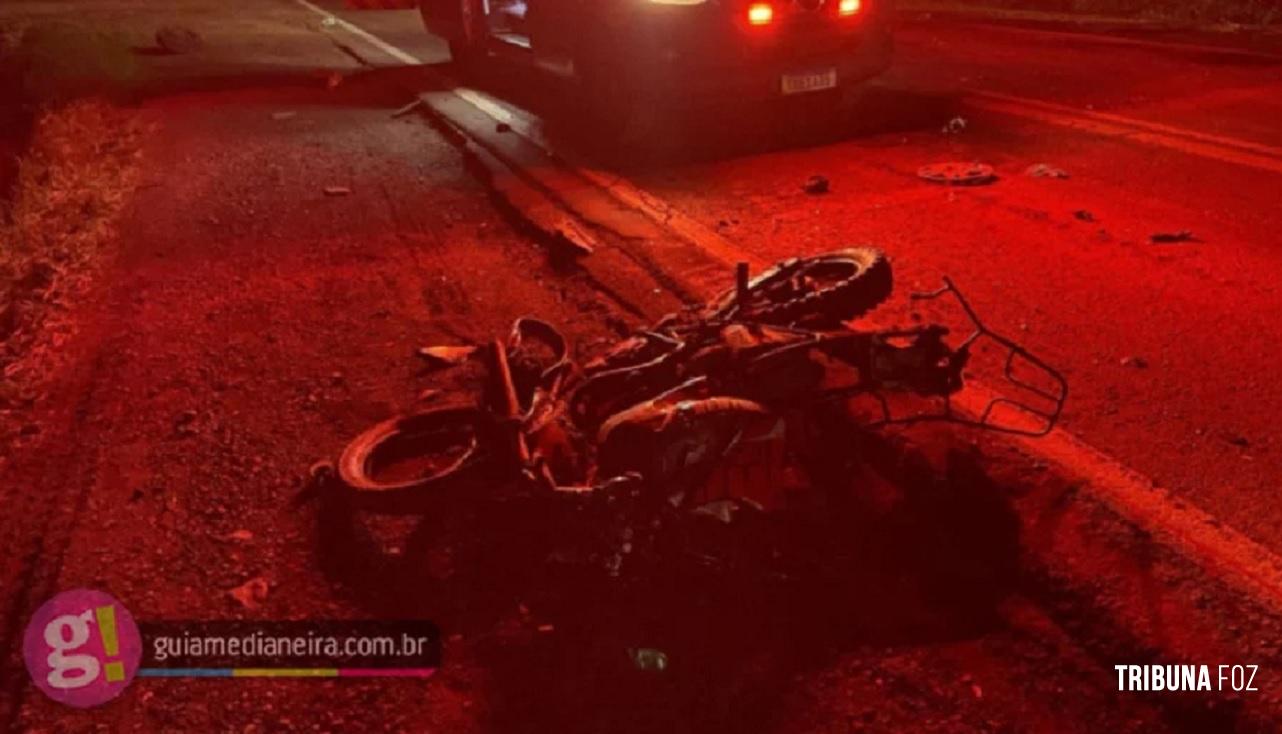 Motociclista morre em acidente na PR-495 em Medianeira