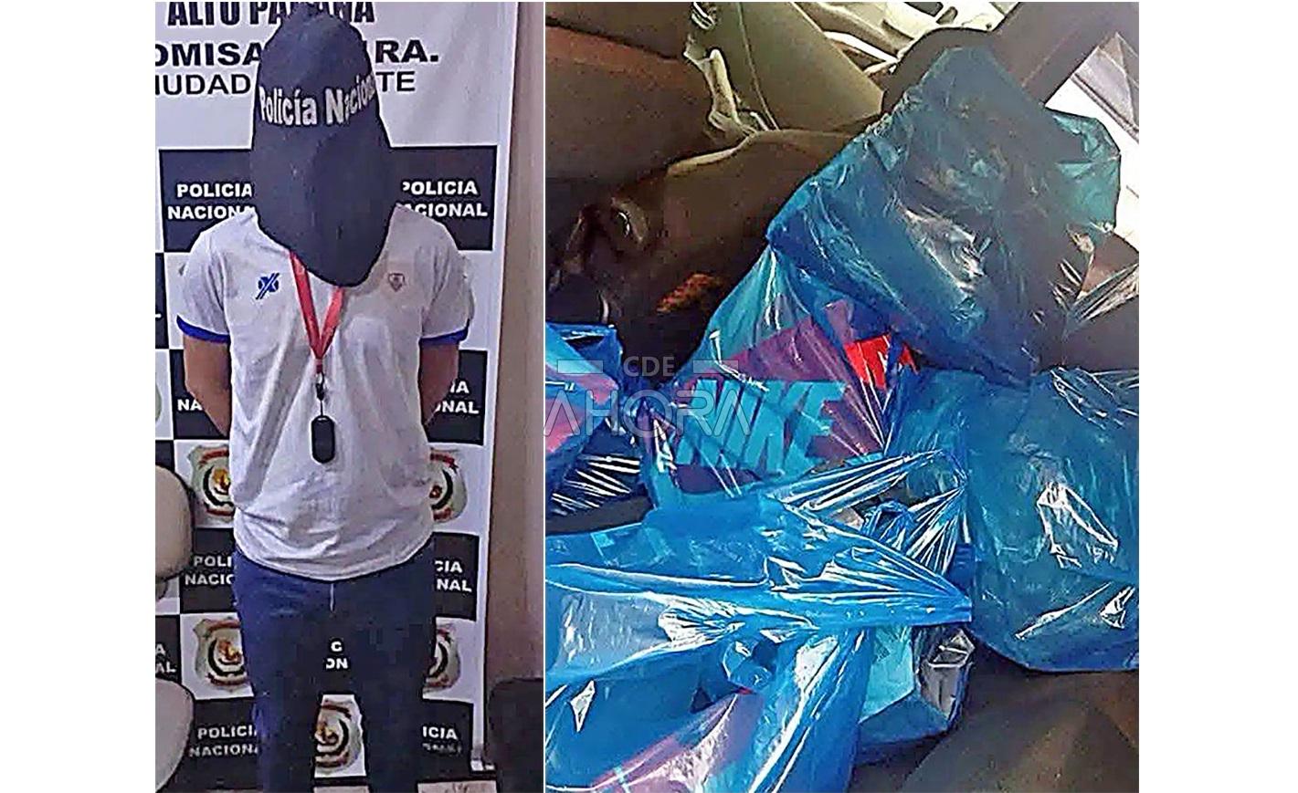 Motorista de aplicativo é preso por supostamente roubar 22 pares de sapatos de passageira em Ciudad Del Este