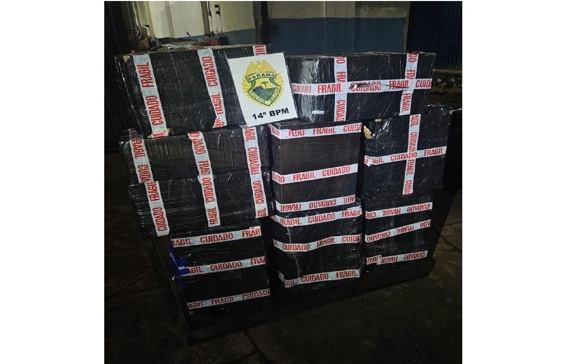 PM apreende 600 relógios descaminhados durante a Operação All In em Foz do Iguaçu 