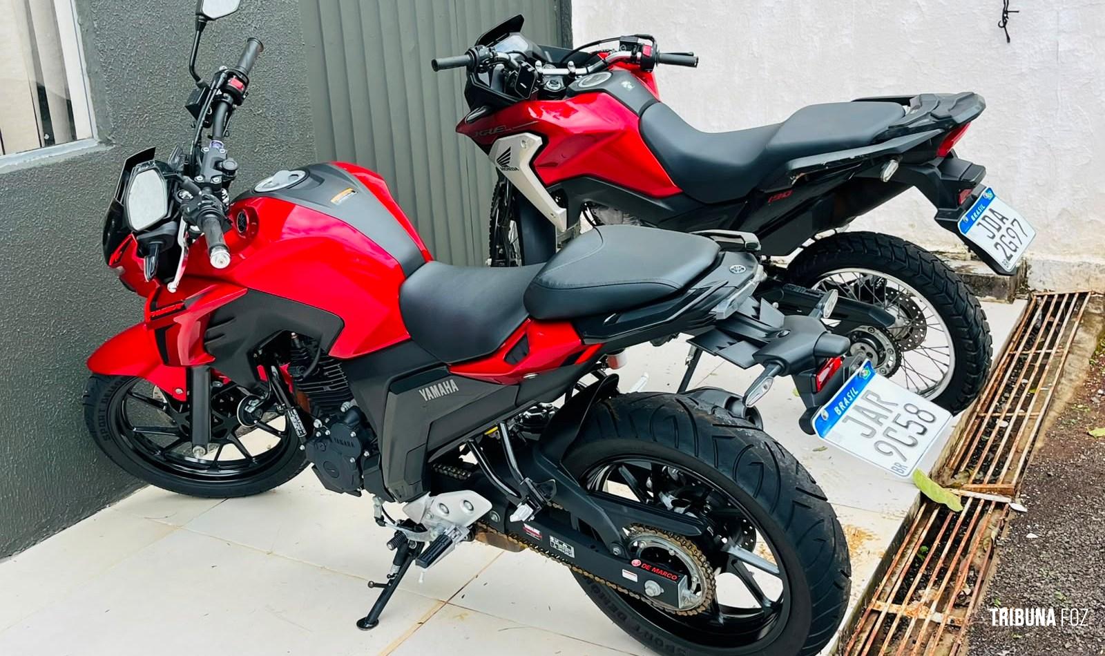 PM prende duas pessoas com duas motos furtadas em Foz do Iguaçu