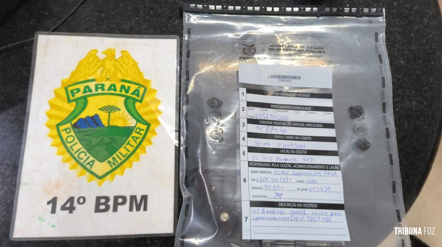 PM prende quatro pessoas após tentativa de roubo e apreende arma de fogo em Foz do Iguaçu