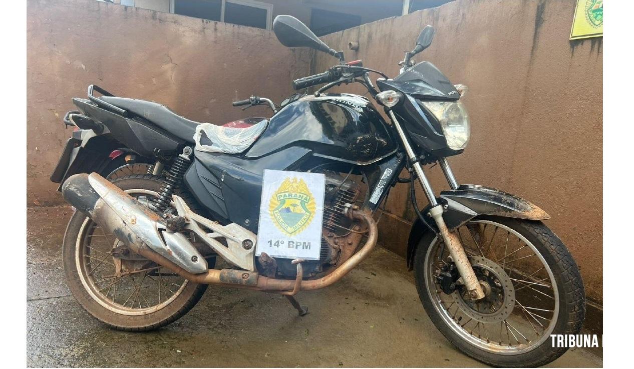 PM recupera motocicleta furtada e prende condutor por receptação em Foz do Iguaçu 