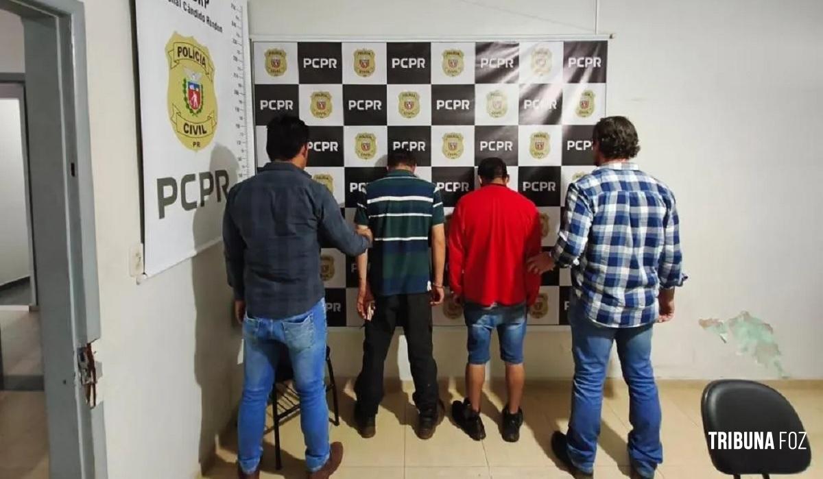 Polícia Civil prende três envolvidos em roubo e receptação em Marechal Cândido Rondon e recupera celular da vítima
