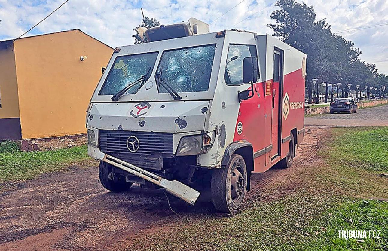 Policia frustra ataque violento a carro-forte após intenso tiroteio no Paraguai