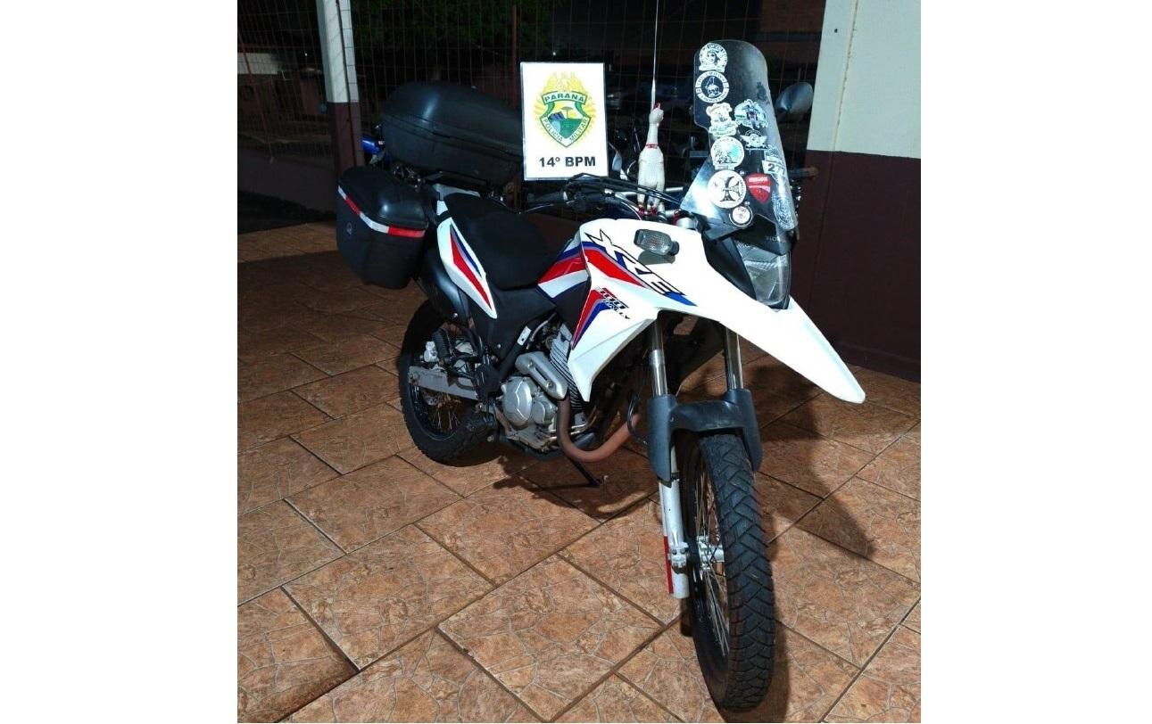 Polícia Militar recupera motocicleta furtada durante diligências em São Miguel do Iguaçu