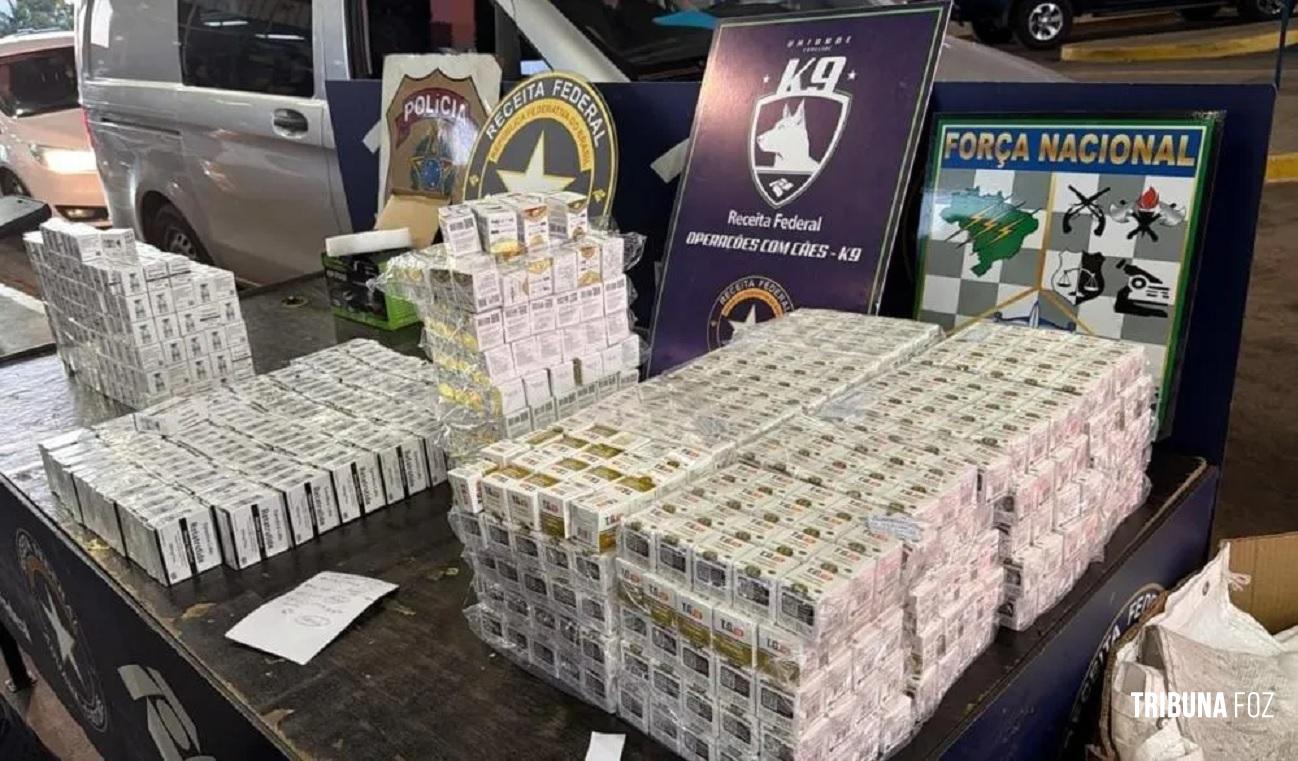 Receita Federal apreende 5.850 ampolas de medicamentos emagrecedores avaliadas em R$ 735 mil na Aduana da Ponte da Amizade