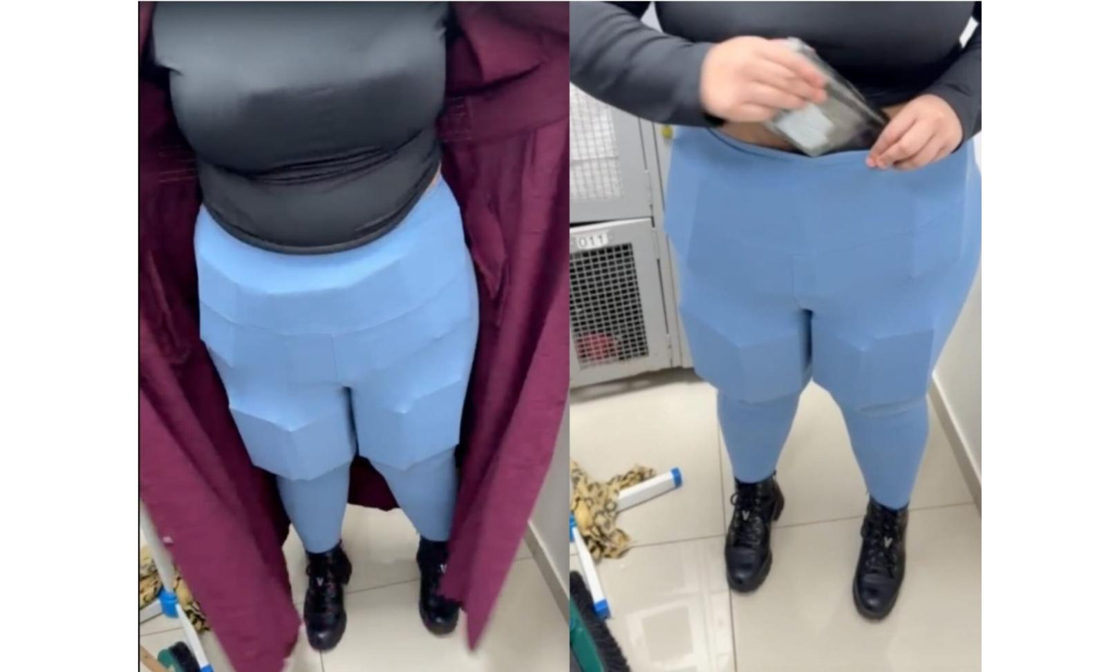 Receita Federal flagra mulher em SMI com quase R$ 90 mil em smartphones escondidos sob a roupa