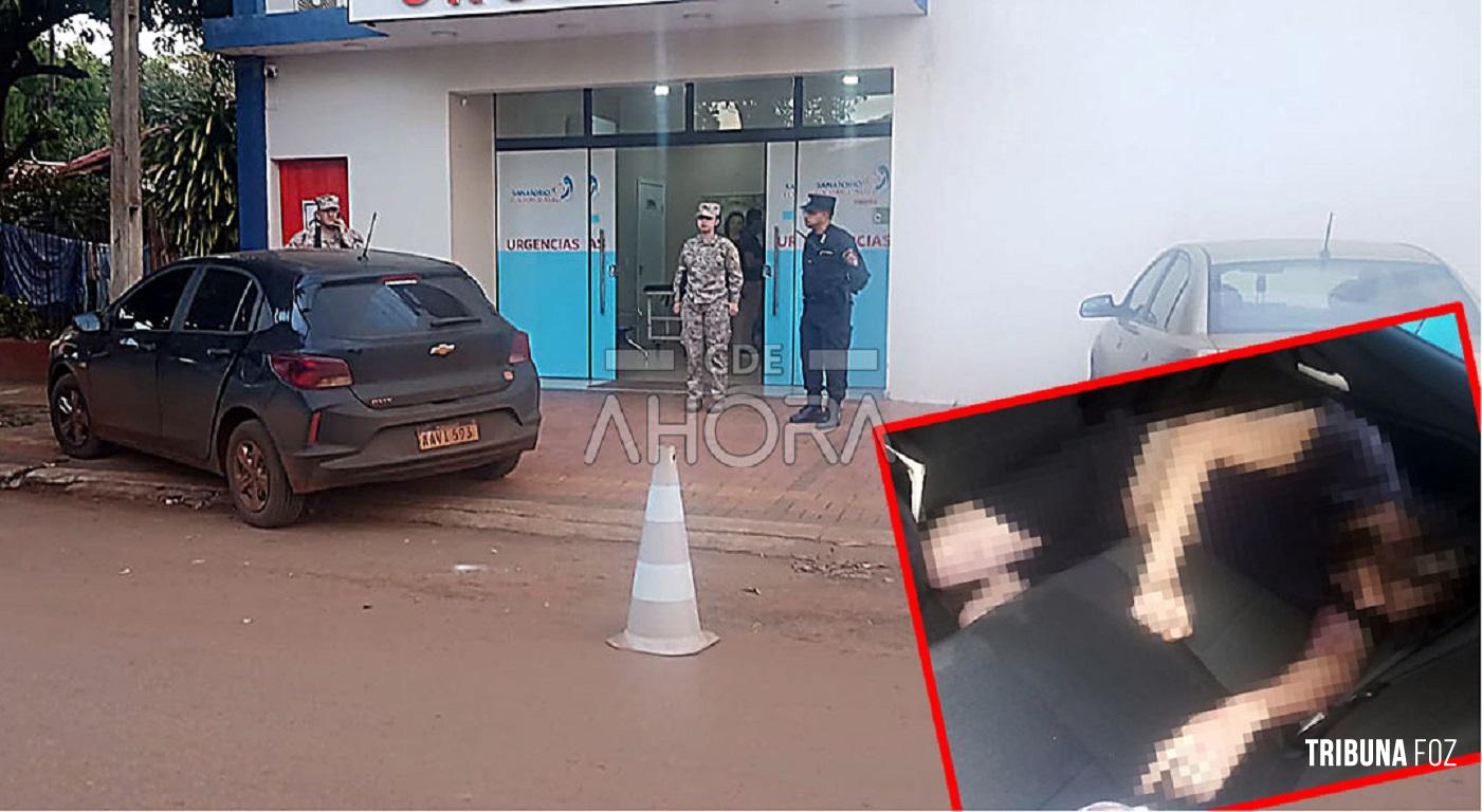 Um homem de 28 anos morreu dentro de um carro em frente a uma unidade de saúde em Minga Guazú