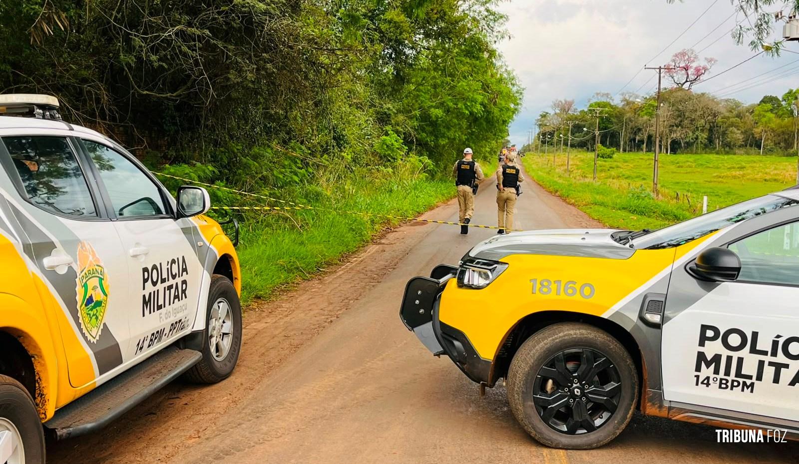 Assaltante morre em confronto com a ROCAM após roubo de van com mercadorias em Foz do Iguaçu