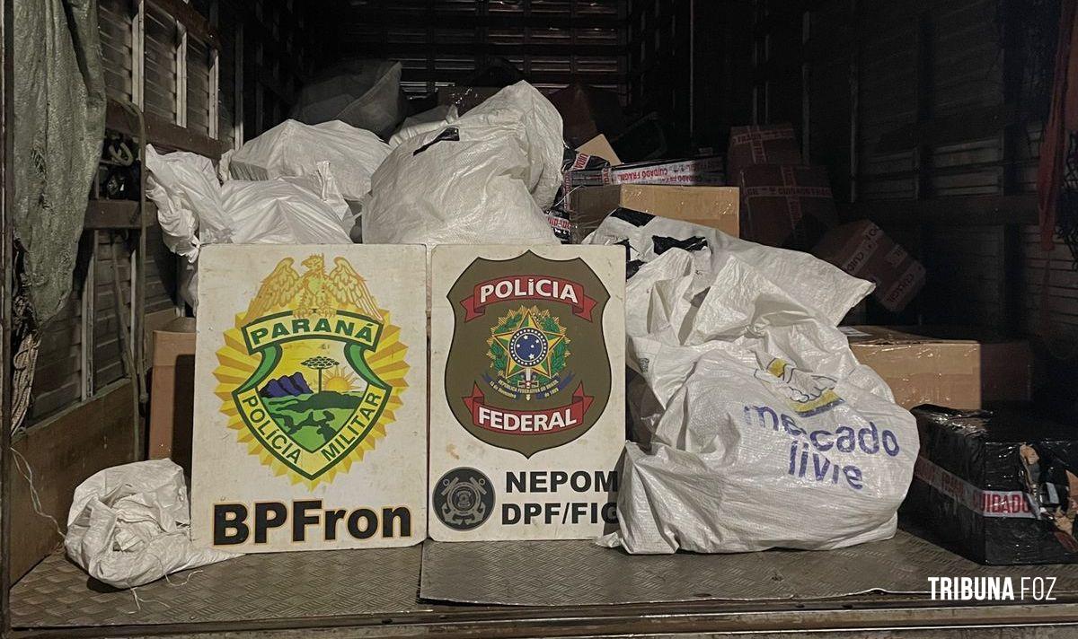BPFRON apreende 131 Kg de maconha em caminhões na cidade de Matelândia