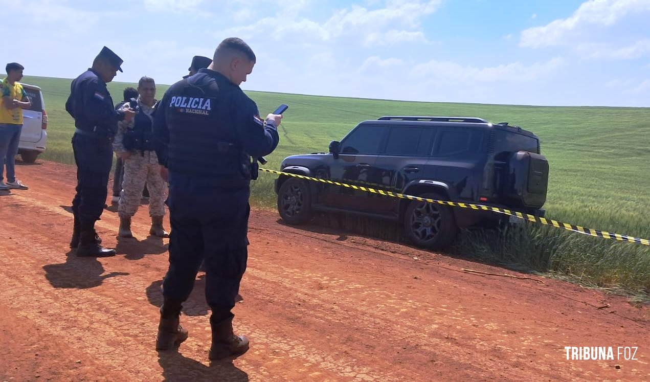 Brasileiro é encontrado morto com tiro na cabeça dentro de um veículo de luxo no Paraguai