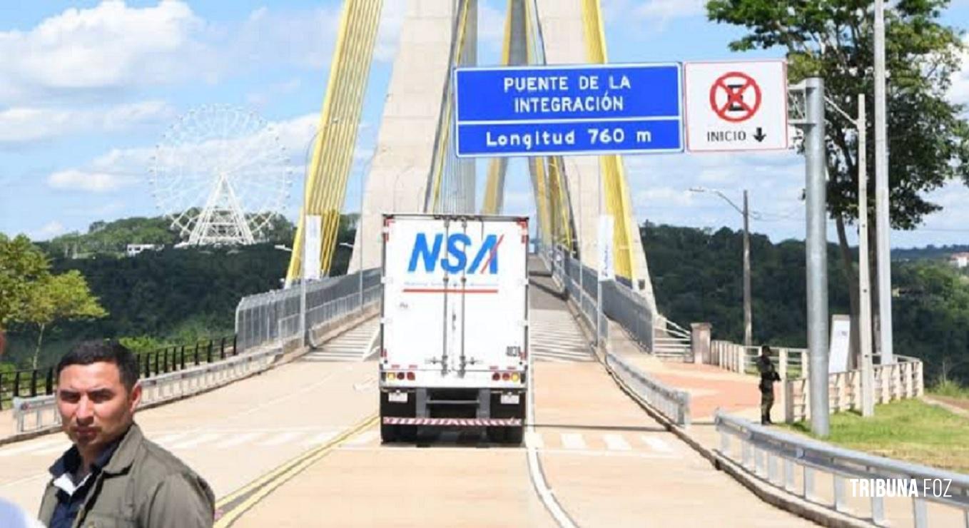 Caminhoneiros anunciam paralisação na Ponte da Integração a partir de 3 de agosto