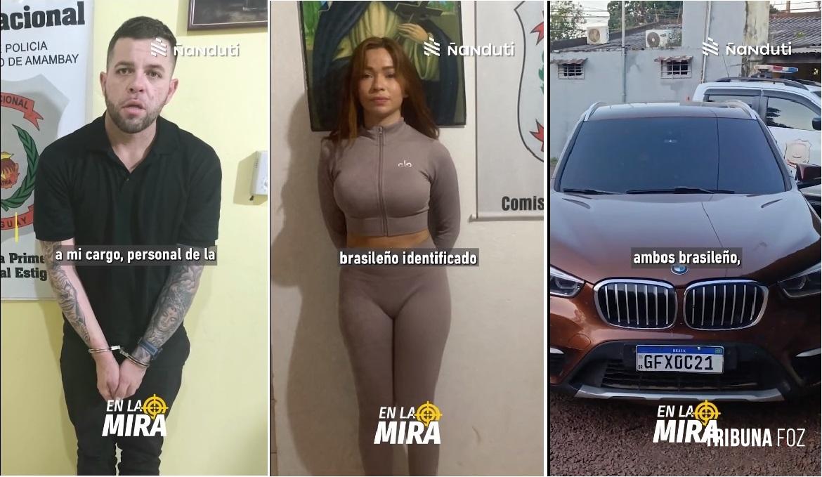 Casal de brasileiro são presos com carro blindado no Paraguai. Condutor é foragido da Justiça