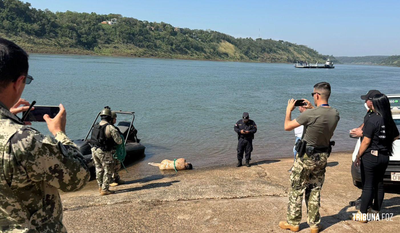 Corpo de um mulher é encontrado boiando no Rio Paraná 