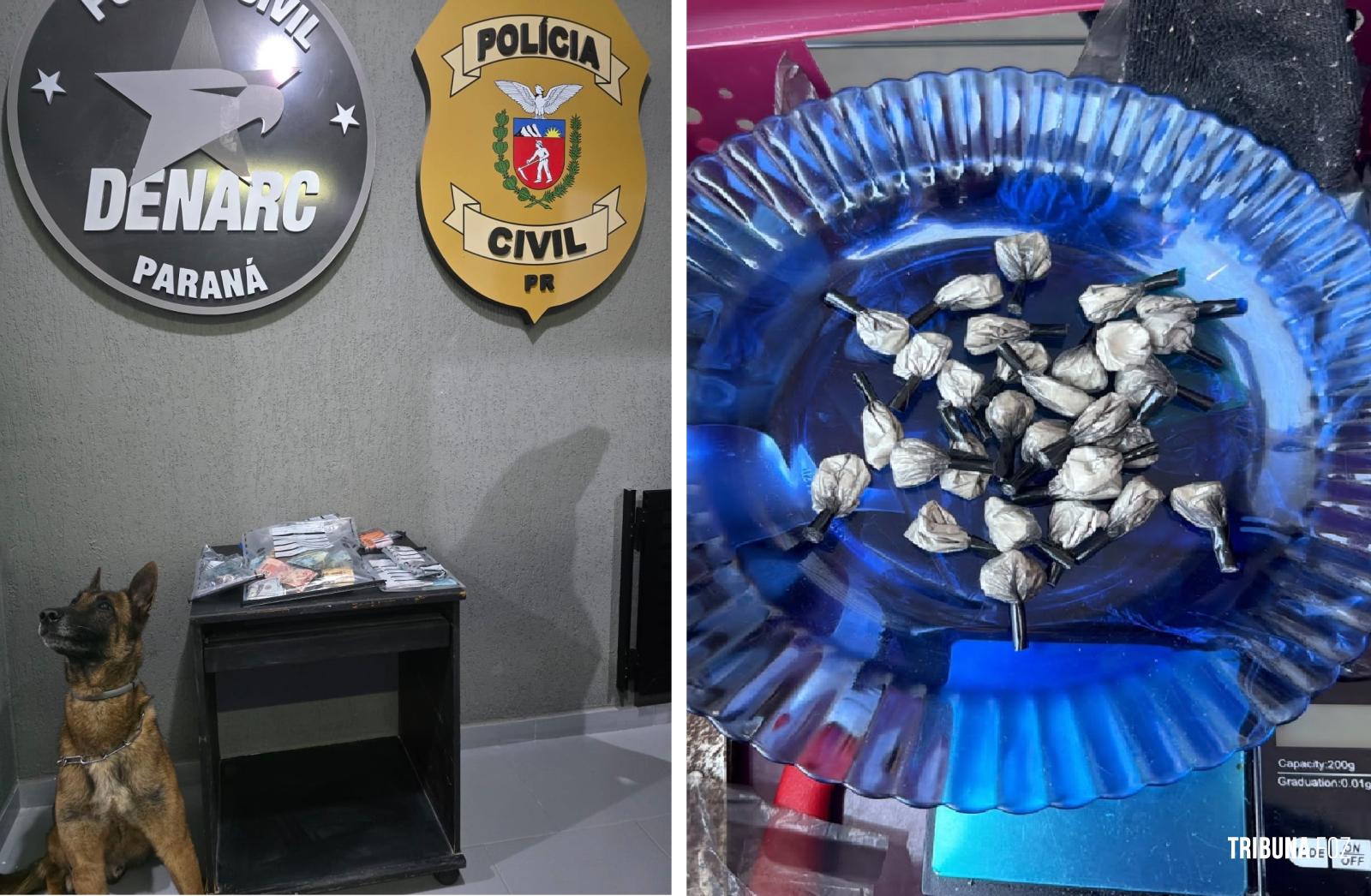 DENARC desarticula ponto de venda de drogas no bairro Morumbi e mulher de 41 anos é presa em flagrante