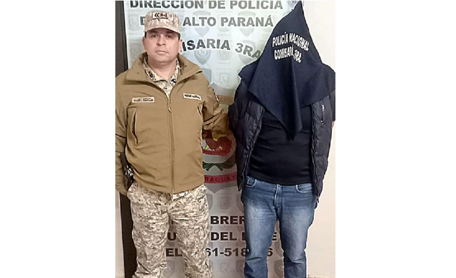 Homem com mandado de prisão em aberto por não pagamento de pensão alimentícia agride tia e prima no Barrio Obrero e acaba preso em Ciudad Del Este
