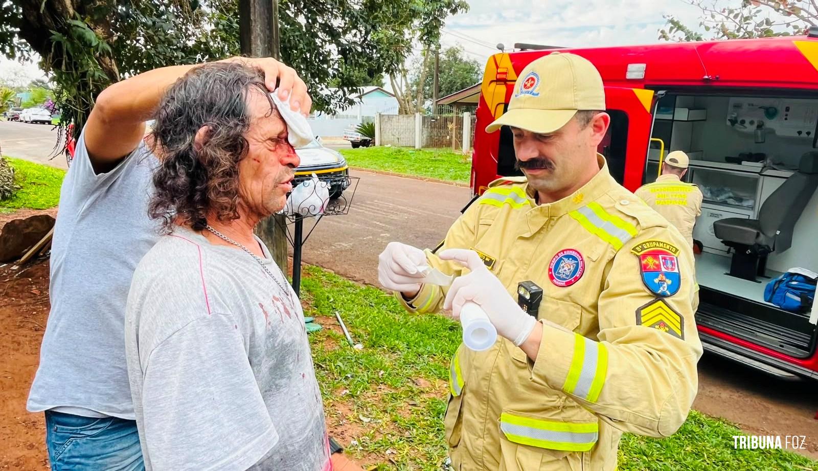 Homem é agredido durante briga e recusa atendimento hospitalar no Bairro Vila Carimã