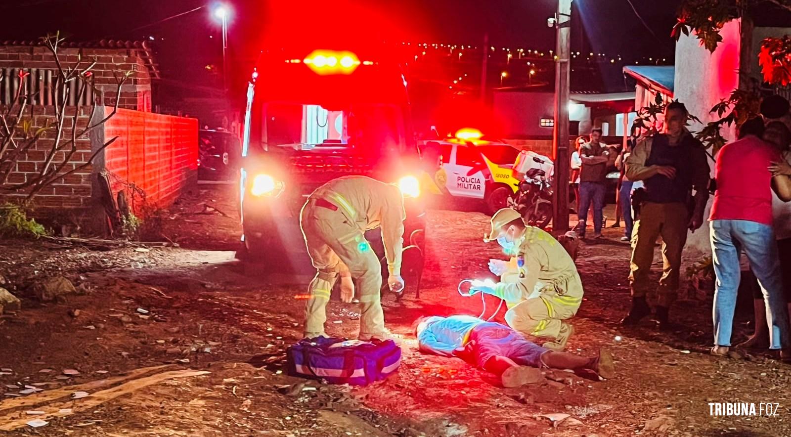 Homem é executado a tiros no Gleba Guarani e suspeitos são presos minutos após o crime em Foz do Iguaçu