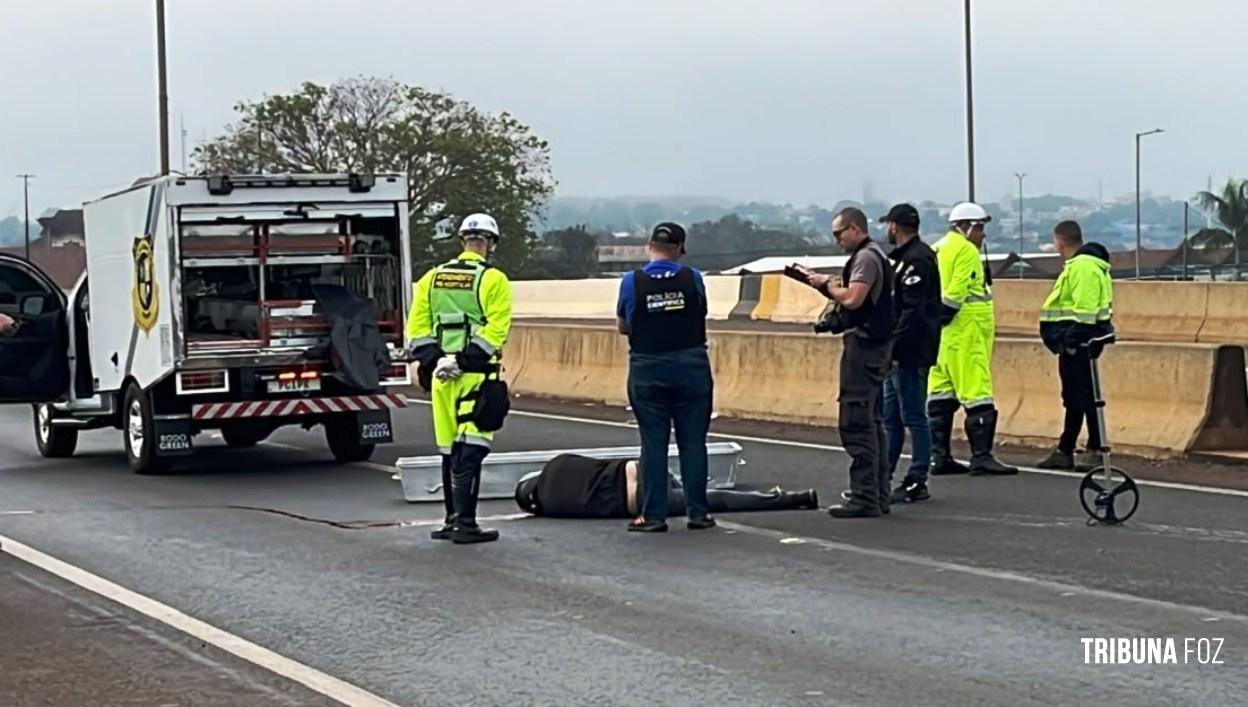 Homem é morto a tiros sobre viaduto da BR-277 em Foz do Iguaçu