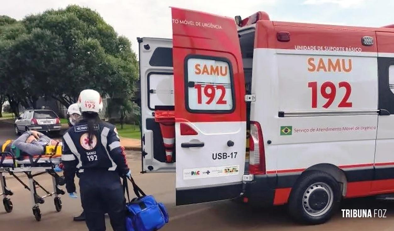Homem fica ferido após colisão no anel viário de Marechal Cândido Rondon