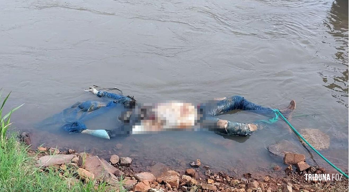 O corpo de um homem é encontrado no rio Monday, em Minga Guazú, no Paraguai