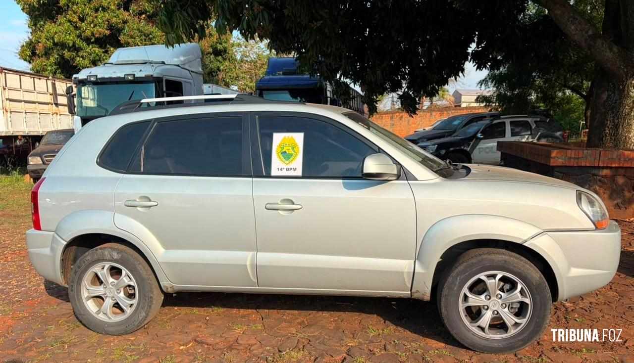 PM recupera veículo roubado no bairro Porto Belo em Foz do Iguaçu