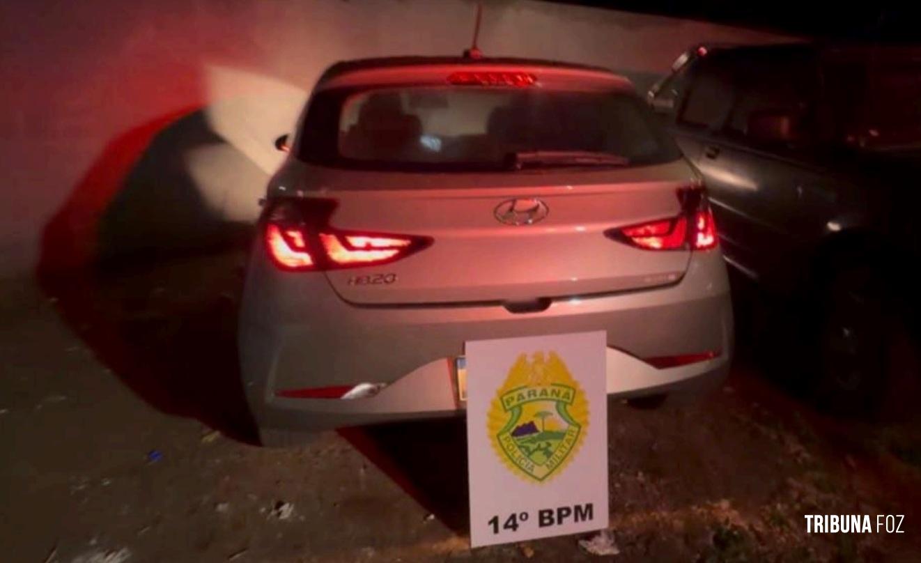 Polícia Militar recupera veículo roubado no Bairro Cidade Nova em Foz do Iguaçu