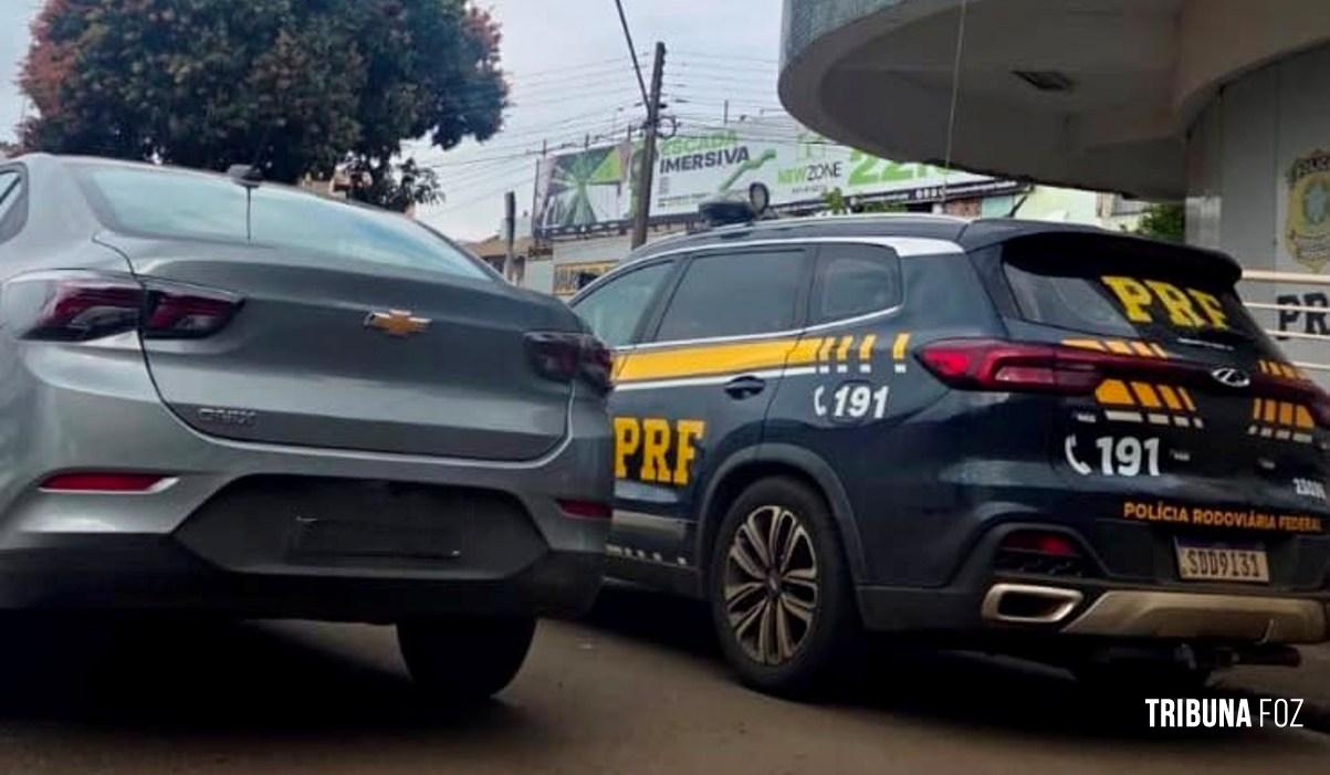 PRF recupera veículo furtado durante fiscalização na BR-277 em Foz do Iguaçu