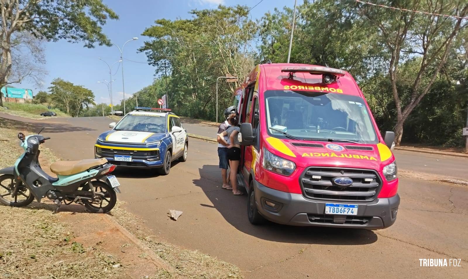 Siate atende vítima de acidente de trânsito na Av. Beira Rio