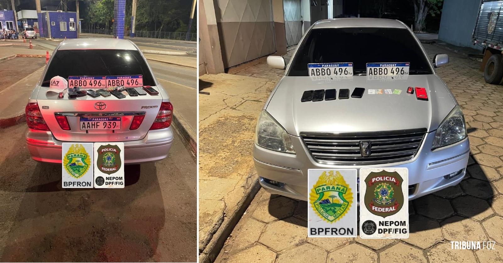 Ação integrada entre PF e PM resulta em quatro prisões e apreensão de veículo em Foz do Iguaçu