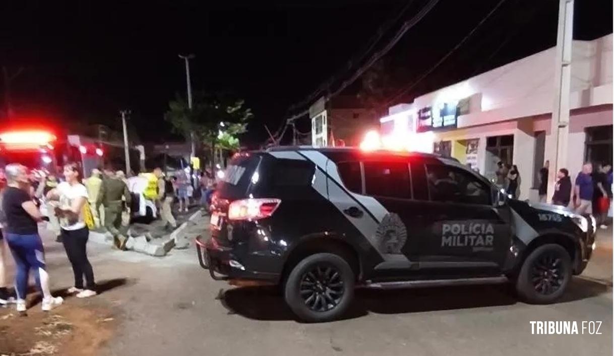 Acidente entre dois Gols deixa varias pessoas feridas na Avenida Rio Grande do Sul  em Marechal Cândido Rondon 