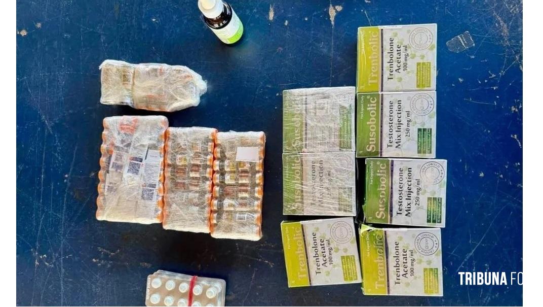 Brasileiro é preso pela Receita Federal com 196 ampolas de emagrecedores, 15 anabolizantes e 6 cigarros eletrônicos na Ponte da Amizade