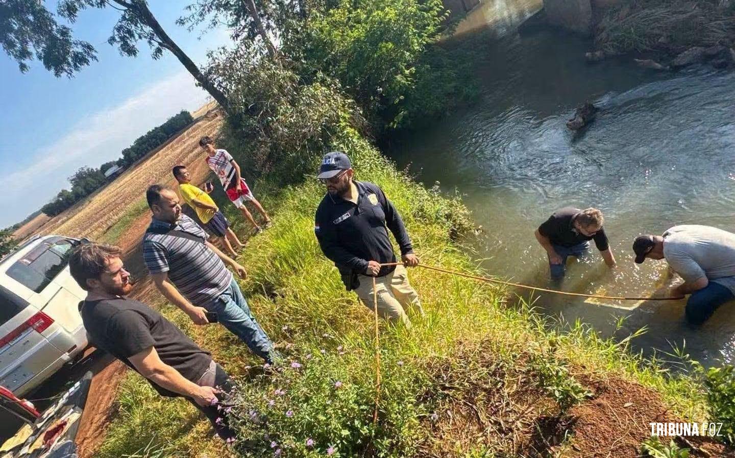 Cofre roubado de candidato a vereador é encontrado abandonado em Santa Rosa no Paraguai