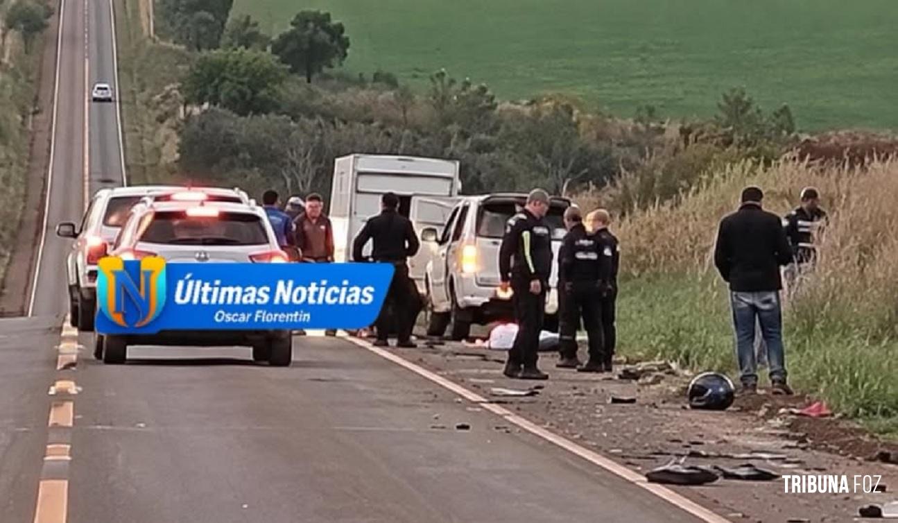 Dois jovens morrem após violento acidente em Santa Rita no Paraguai e motorista foge do local