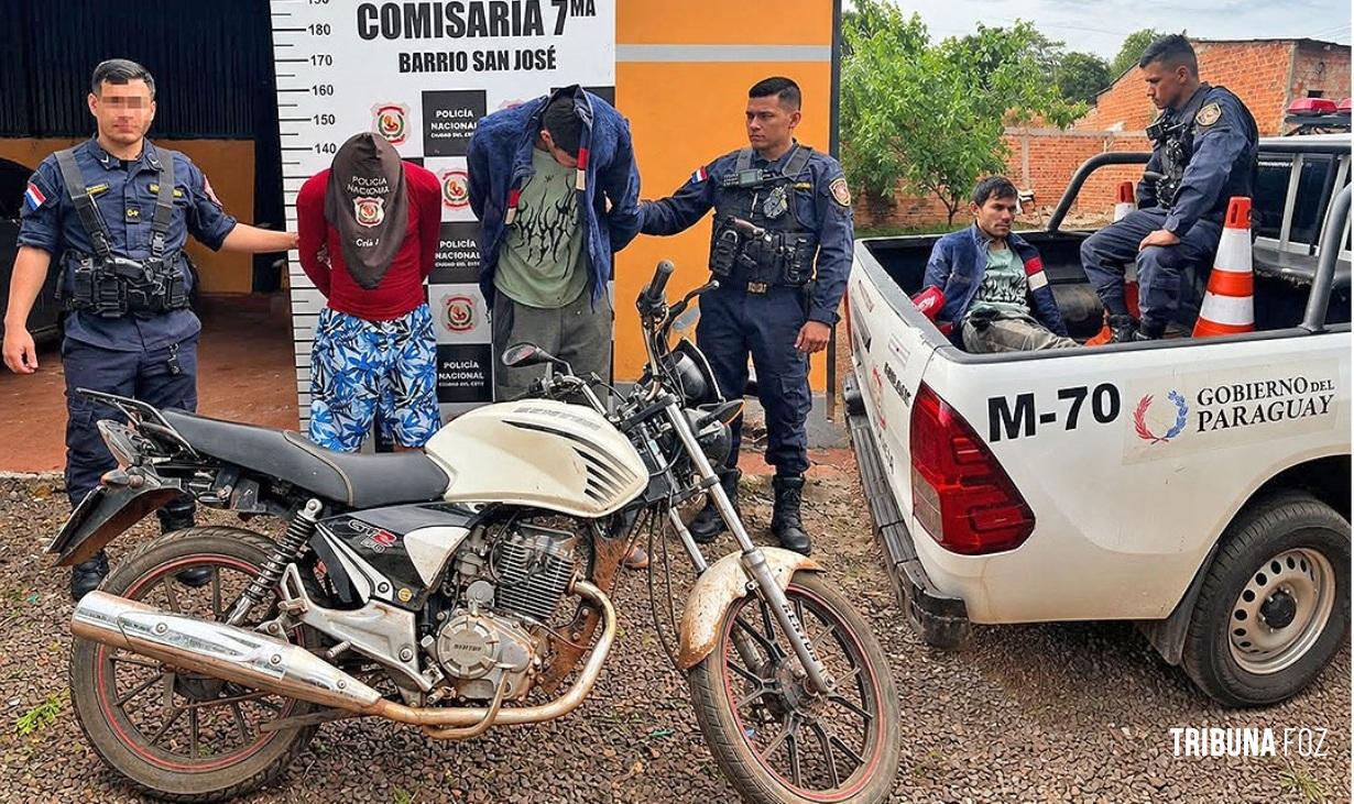 Eles se conheceram comprando drogas e, no dia seguinte, foram fazer um assalto e ecabaram presos em Ciudad Del Este