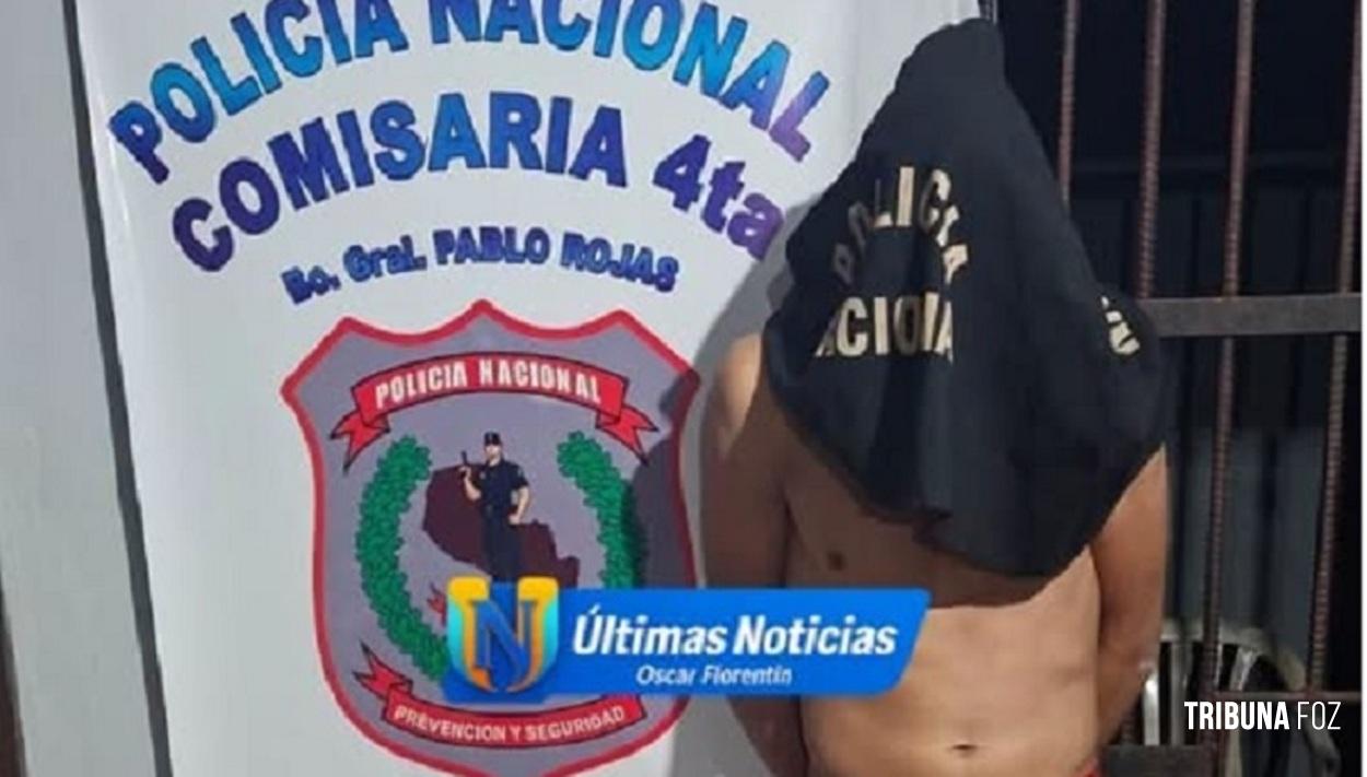 Foragido da Justiça é preso por agredir sua companheira, meia-irmã e o genro em Ciudad Del Este